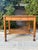 Vintage American farmhouse work table, likely early 20th century, crafted from solid wood (maple, pine, or ash)....