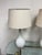 Opaline Teardrop Table Lamps, Pair For Sale In San Francisco - Image 6 of 12