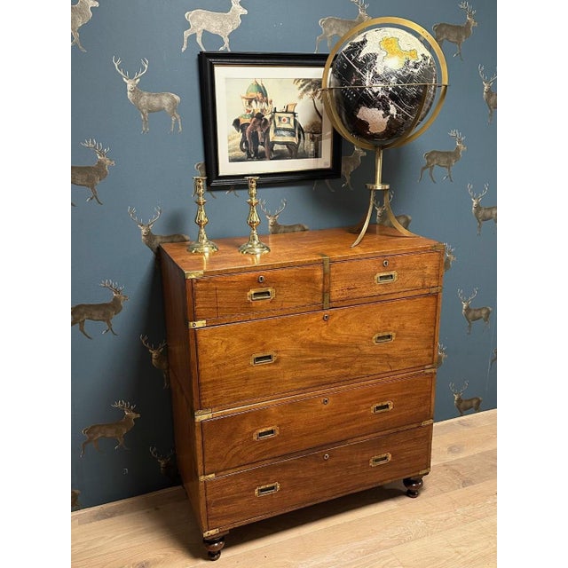 Military Campaign Chest of Drawers For Sale - Image 5 of 13