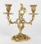 Gold Napoleon III 19th Century Bronze Candlesticks, Set of 2 For Sale - Image 8 of 9