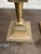 Pair of Antique Brass Victorian Candlesticks, Beaded Square Base For Sale - Image 4 of 10