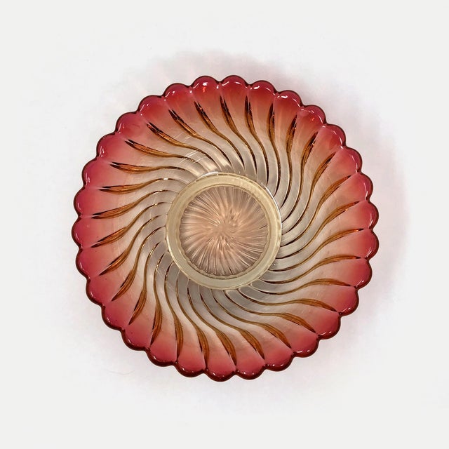 Early 20th Century Baccarat Rose Tiente Bowl For Sale - Image 5 of 6