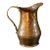 Vintage French Hammered Copper Pitcher W/ Brass Handle – Rustic Farmhouse Vase 8” For Sale