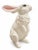1970s Large Vintage 1970s/1980s Standing White Ceramic Rabbit Figurine - 12 in Tall For Sale - Image 5 of 6