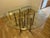 1990s Unmarked McGuire Organic Modern Bamboo & Rattan Circular Dining Table With Glass Top For Sale - Image 11 of 12