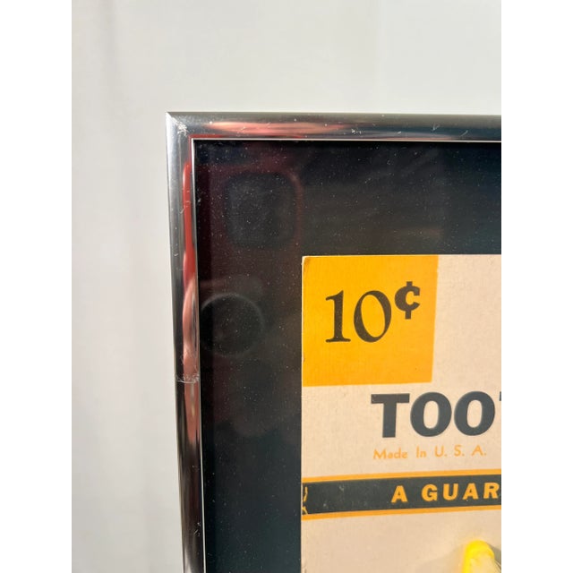 Vintage Mid-Century Toothbrush Advertisement for the Gay Products Co.- Circa 1950's For Sale - Image 6 of 7