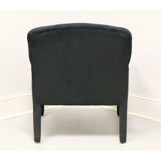 Classic Gallery Contemporary Beau Green Velvet Club Chair For Sale - Image 4 of 10