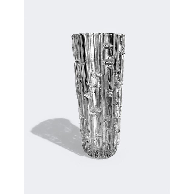 Mid-Century Modern Mid-Century Czech Glass Vases by Frantisek Vizner, 1960s, Set of 2 For Sale - Image 3 of 10