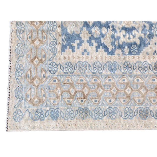 Antique Turkish Rug 3'7'' x 4'10'' For Sale - Image 9 of 12