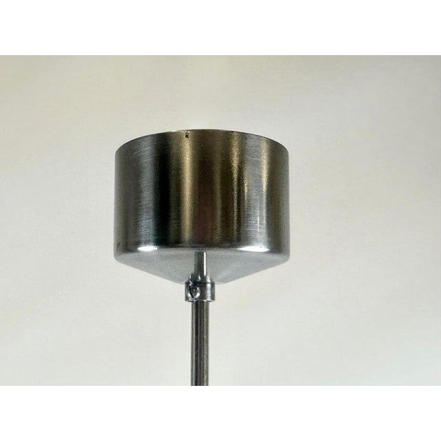 Mid-Century Czech Milk Glass Pendant Lamp from Napako, 1960s For Sale - Image 12 of 14