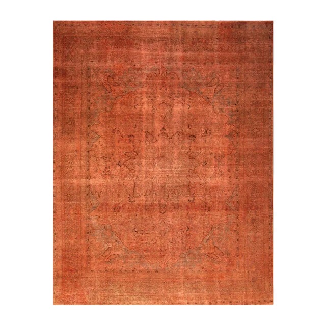 Mid-20th Century Overdyed Rug For Sale