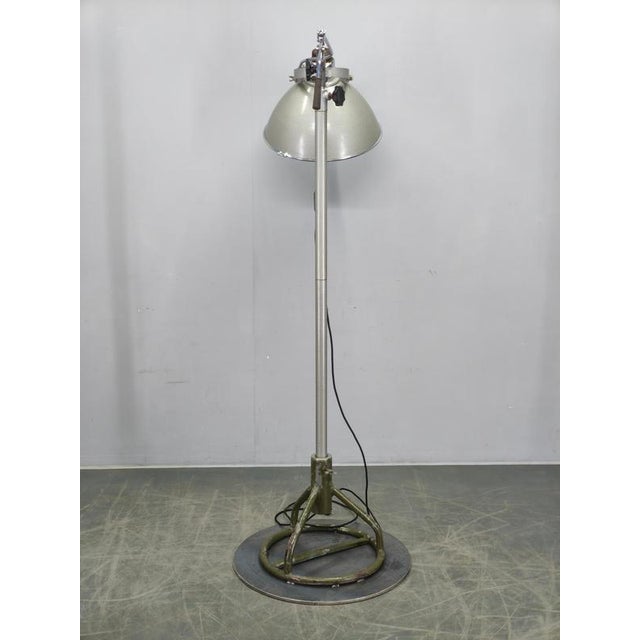 Industrial Czech Surgical Floor Lamp from Military Hospital, 1950s For Sale - Image 15 of 18
