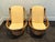 Pair of Vintage Rattan Swivel Chairs For Sale In Dallas - Image 6 of 10