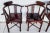 1970s Chinese Rosewood Corner Dining Chairs Vintage - Set of 4 For Sale - Image 5 of 12