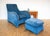 Mid-Century Modern Set of Art Deco Style Loge Lounge Chair and Ottoman by Gerard van den Berg for Montis, 1980s For Sale - Image 3 of 18