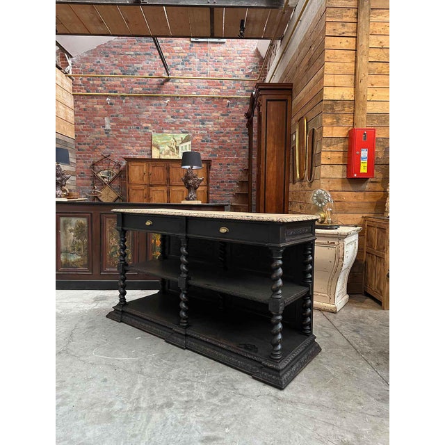 Late 19th Century Oak Console Table For Sale - Image 3 of 10