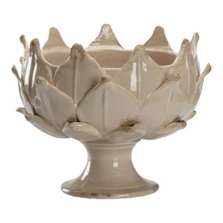 Artichoke Leaf Vase - Coffee For Sale