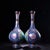 Chinese Pair of Vintage Chinese Cloisonné "Crane & Peach" Long Neck Vases - 42cm For Sale - Image 3 of 9