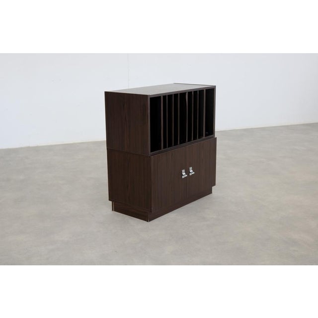 Mid-Century Modern Vintage Audio Cabinet, Sweden, 1980s For Sale - Image 3 of 11