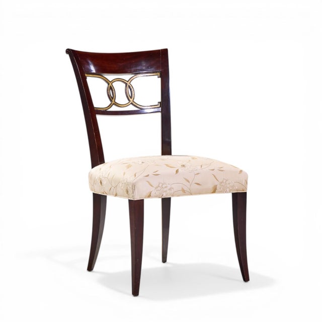 Baker Furniture Company Thomas Pheasant for Baker Cleo Dining Chairs - Set of 8 For Sale - Image 4 of 11