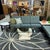 Art Deco Inspired Curved Tessellated Stone Base Glass Top Coffee Table For Sale - Image 6 of 17