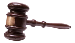 1930s Oversized Folk Art Wooden Gavel