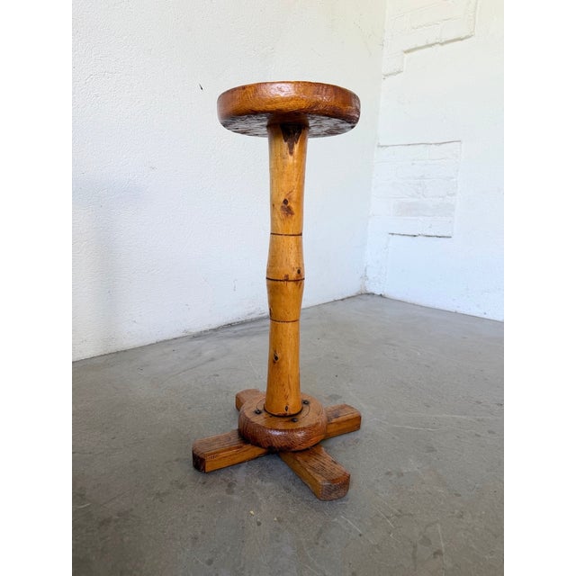 Oak Side Table, 1950 For Sale - Image 11 of 17