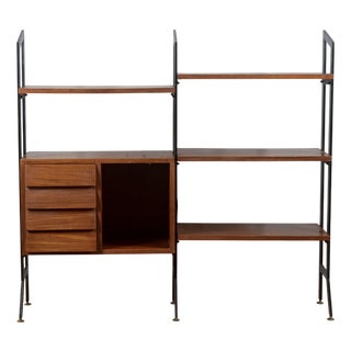 Mid-Century Modern Open Bookcase, 1960s For Sale