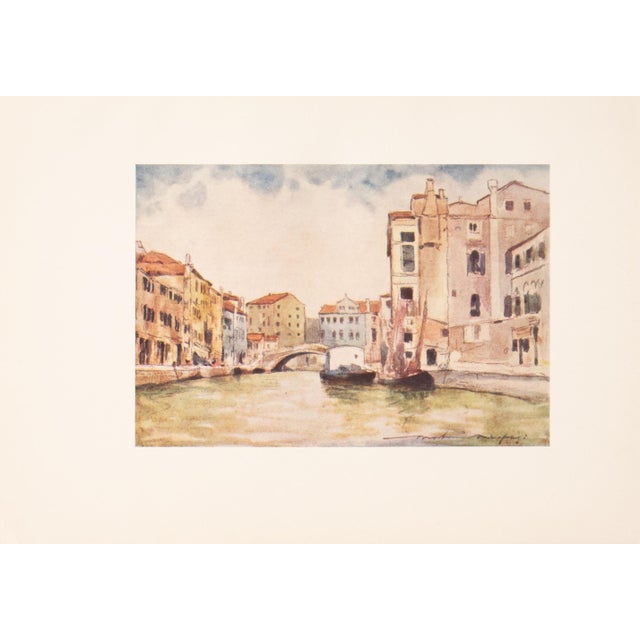 1912 Mortimer Menpes "In Murano", Original Full-Color Print of Venice For Sale In Dallas - Image 6 of 6
