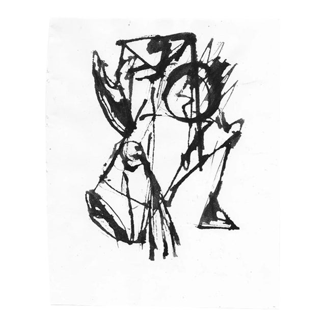 1991 Mark Dorman Abstract Painting on Paper For Sale