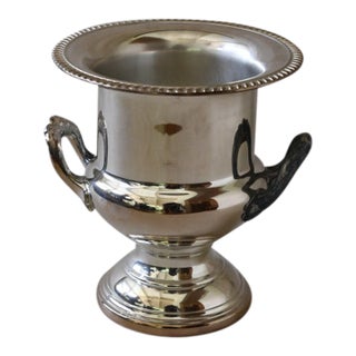 Vintage Silverplate Wine Cooler Urn For Sale