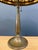 Antique Duffner & Kimberly Leaded Glass Table Lamp, Geometric Banded Shade For Sale - Image 9 of 11