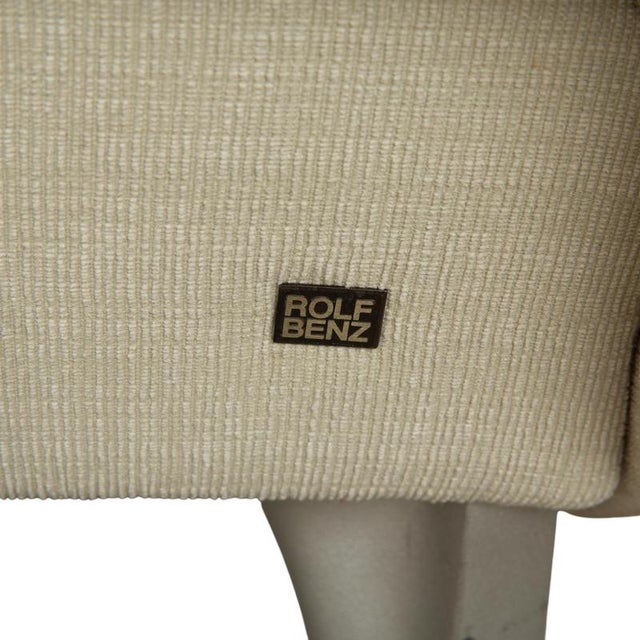 Model 1600 2-Seater Sofas in Cream Fabric from Rolf Benz, Set of 2 For Sale - Image 14 of 18