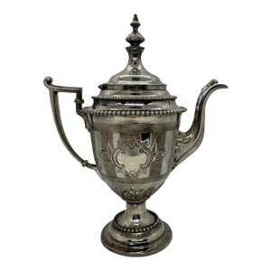 19th Century Reed & Barton Silver Plated Coffee Pot Pattern #1929 No Monogram