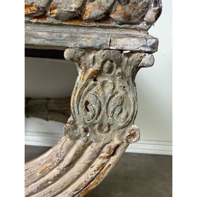 Pair of 18th Century–Style Painted and Giltwood Benches, Italy, Circa 1880–1920 For Sale - Image 17 of 17
