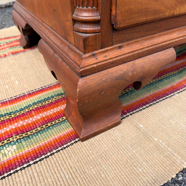 Antique Walnut Chippendale Slant-Front Desk, Shenandoah Valley of Virginia, Circa 1770 For Sale - Image 10 of 18