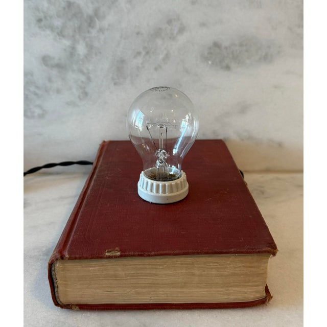 American Unique Vintage Book Table Lamp For Sale - Image 3 of 11