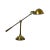 Vintage Brass Articulating Desk Lamp For Sale