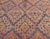 Midcentiru Indigo and Red Beni Guild Rug 5'6 X 9' For Sale - Image 10 of 12