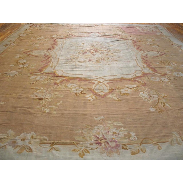 19th Century French Aubusson Carpet Napoleon III Period ( 15 x 18' - 457 x 548 )