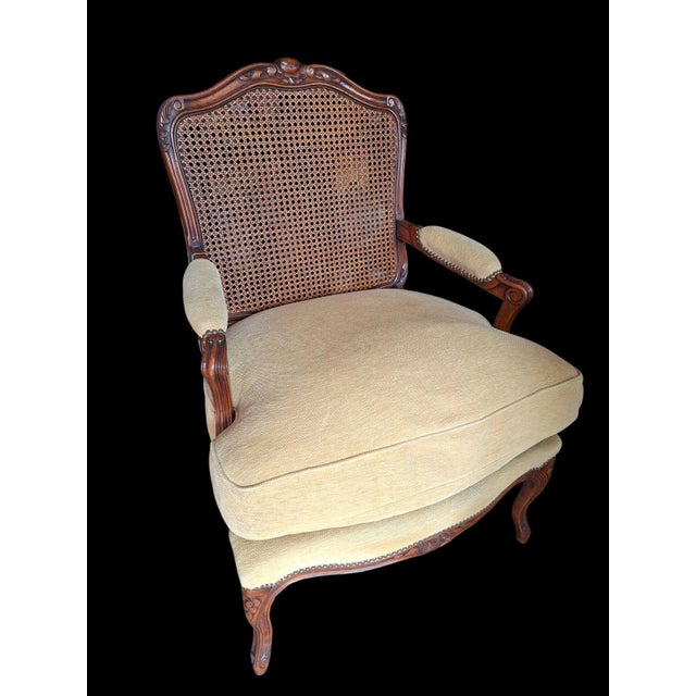 Baroque-Style Armchairs with Hand-Woven Vienna Straw Backrests, Italy, 1960s, Set of 2 For Sale - Image 4 of 16