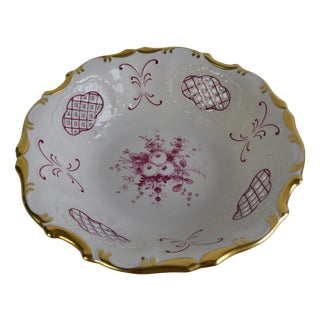 Decorative Bowl in Openwork Porcelain from Pirken Hammer, 1960s For Sale