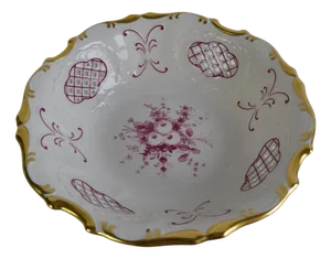 Decorative Bowl in Openwork Porcelain from Pirken Hammer, 1960s