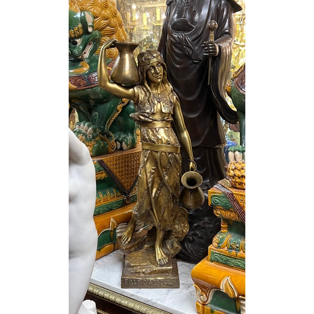 Figurative Late 19th Century Georges-Charles Coudray Bronze Orientalist Sculpture For Sale - Image 3 of 12