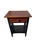 Arts & Crafts 1990s Ethan Allan American Impressions Night Stand End Side Table Cherry Black For Sale - Image 3 of 13