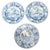 Ceramic English Blue and White Plates, 19th Century, Set of 3 For Sale - Image 7 of 7