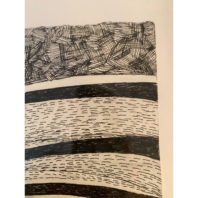 2020s Contemporary Ruth Esserman (1936-2022) Signed Large Mixed Media Abstract Drawing ("Flying Duo") For Sale - Image 5 of 5