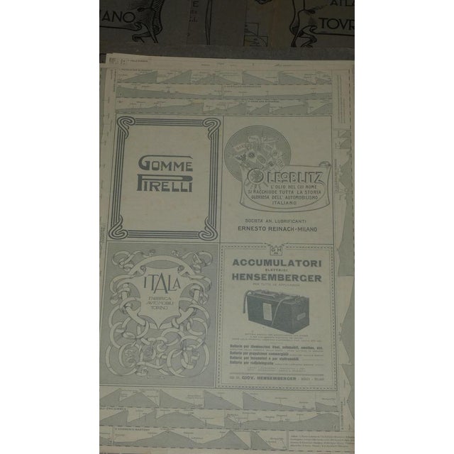 Bond Opera Cartographic, International Atlas of the Italian Touring Club with Dedication by Benito Mussolini, Italy 1927, Set of 9 For Sale - Image 13 of 18