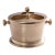 Gold Alloy Three Bottle Wine Bucket For Sale