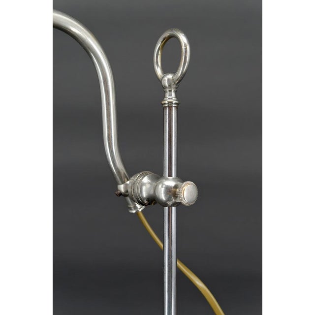 Workshop Lamp in Aluminum and Nickel, 1890s For Sale - Image 5 of 14
